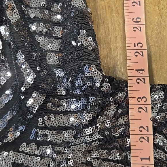 CITY CHIC- "Bright Lights" Black Sequins Night Out-Size 18 (M) - Picture 13 of 15